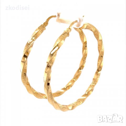 Златни обеци 6,73гр. 14кр. проба:585 модел:11476-2