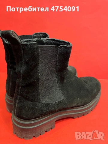 Велурени боти, снимка 2 - Дамски боти - 53696755