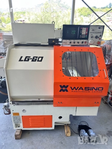 Прецизен японски CNC струг с ЦПУ Fanuc - Wasino LG-60 CNC Lathe Swiss type, снимка 5 - Стругове - 51436381