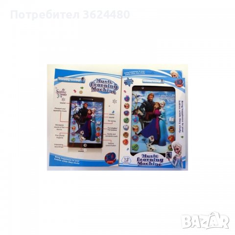  МУЗИКАЛЕН ТАБЛЕТ ЗА ДЕЦА FROZEN, снимка 2 - Музикални играчки - 40130352