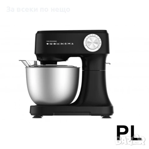 Планетарен миксер с купа от инокс Voltz OV51115I, 800W, 3.5 литра, 3бъркалки +Pulse Код P1059