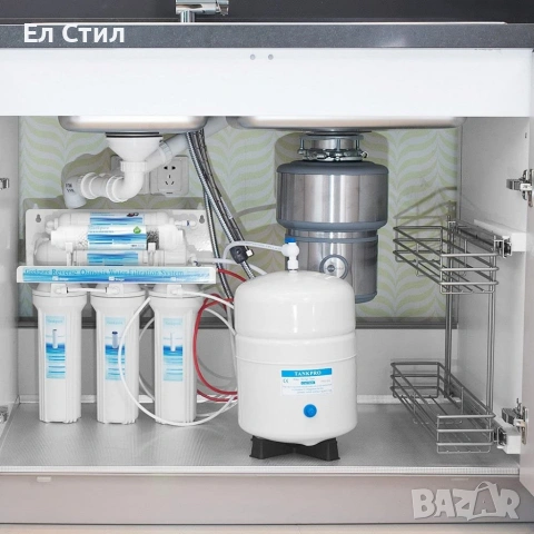 Система за обратна осмоза за питейна вода Geekpure RO6-AF – 6 стъпки + алкален филтър