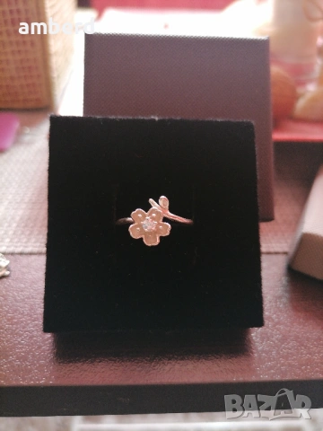 Изключително красив сребърен пръстен - модел R002А, снимка 2 - Пръстени - 53437078