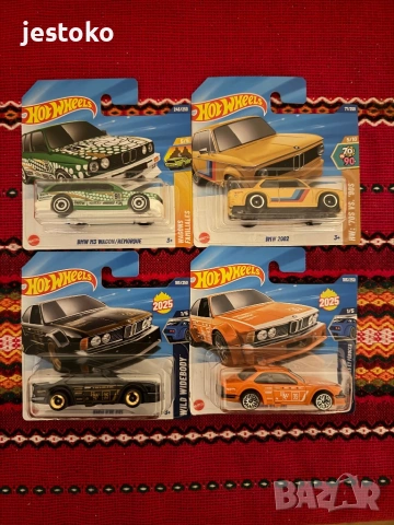 Hot wheels - 4бр - BMW