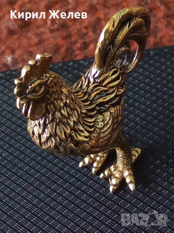 Бронзова фигурка на 🐓 петел 46938, снимка 7 - Колекции - 53581932