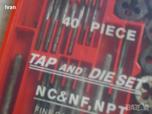 Плашки/Метчици За Външни/Вътрешни Резби-Старо Качество-Комплект 35 Части До М12/Комплект 15бр-До М16, снимка 10 - Други инструменти - 41357734