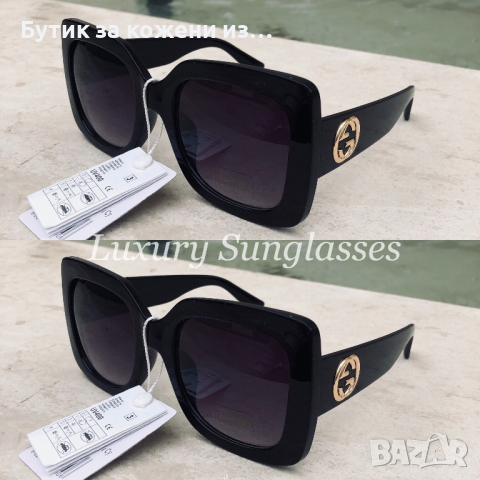 Уникални слънчеви очила GG златно лого, снимка 2 - Слънчеви и диоптрични очила - 44742608