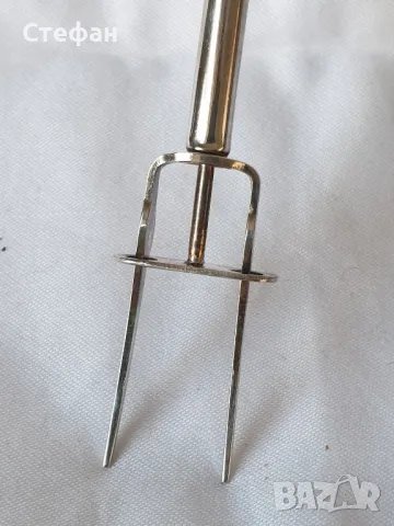 Посребрена щипка, снимка 2 - Антикварни и старинни предмети - 50102549