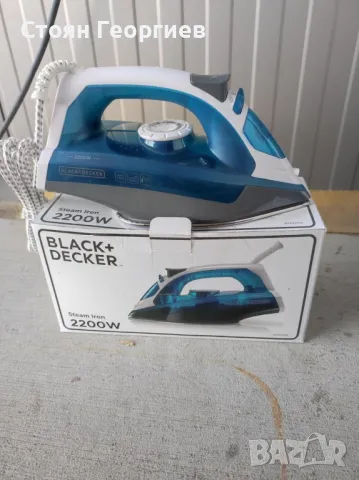 Чисто нова парна ютия BLACK DECKER 2200w