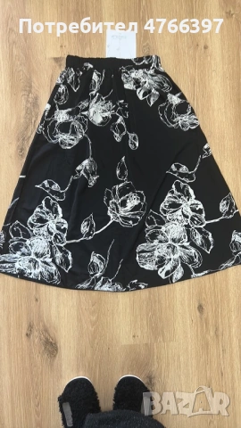 Лятна елегантна 7/8 пола , снимка 3 - Поли - 53847369