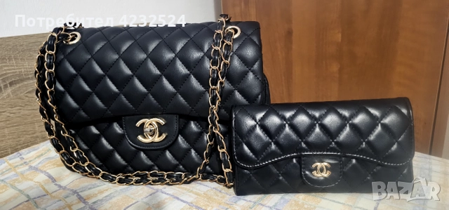 Елегантна Чанта и протмоне на Марката Шанел, снимка 2 - Чанти - 52023102