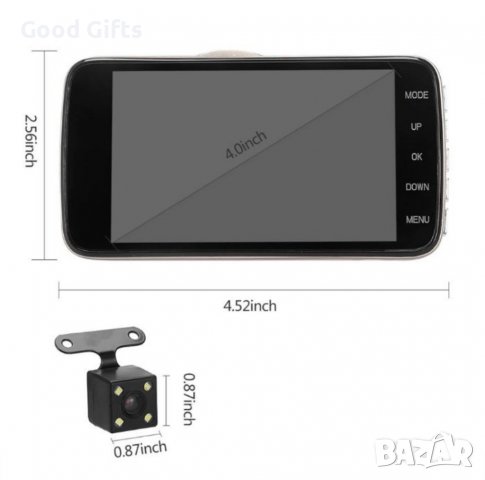 Full HD DVR Видеорегистратор с камера за задно виждане 1080P, снимка 4 - Аксесоари и консумативи - 39296071