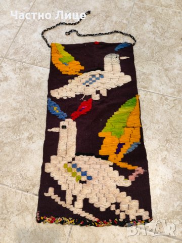 Оригинална Старинна Вълнена Влашка Престилка от Началото на 20 век