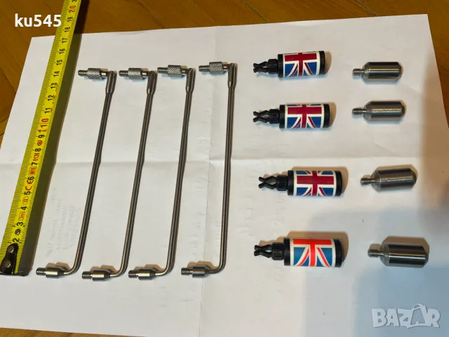 Solar Tackle Fluoro Union Jack indicators - обтегачи/индикатори Солар, снимка 5 - Такъми - 50131048