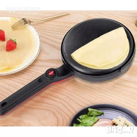 Електрически тиган за палачинки Digital One SP01008, sokany sk-5208, 20см, покритие против залепване, снимка 4 - Гофретници - 49371305