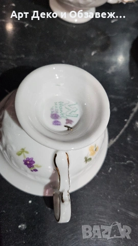 Немски порцелан за кафе, снимка 4 - Чаши - 53728202