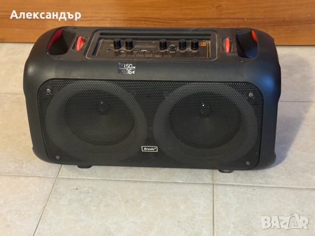 Преносима блутут тонколона 2 x 6.5'' - Brodu BTS-1709, снимка 2 - Bluetooth тонколони - 52921060
