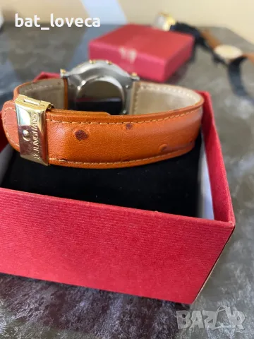 Часовник JUNGHANS MEGA със оригинална  щраусова кожа, снимка 5 - Мъжки - 48844121