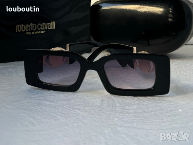 Roberto Cavalli дамски слънчеви очила правоъгълни, снимка 7 - Слънчеви и диоптрични очила - 44913901