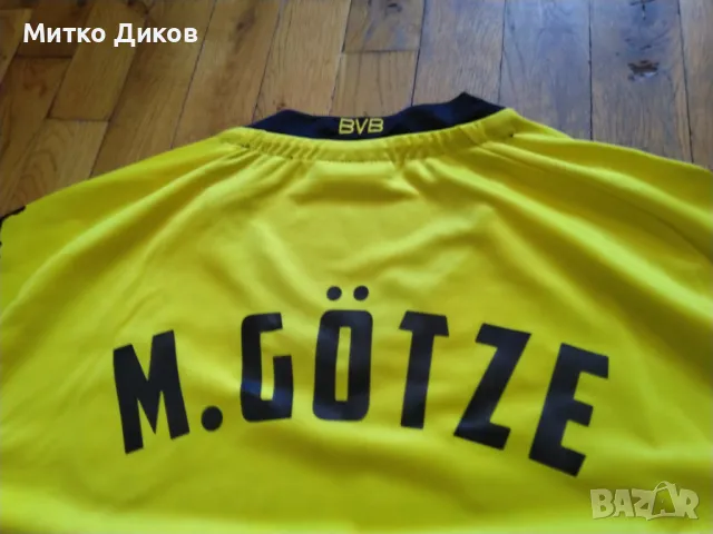 Борусия футболна тениска Каппа    №11 Марио Гьотце размер Л, снимка 6 - Футбол - 47753529