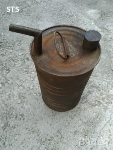 Стара туба за нафта , снимка 2 - Антикварни и старинни предмети - 49487963