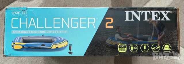 Надуваема лодка “Intex Challenger 2”, снимка 3 - Водни спортове - 53392310
