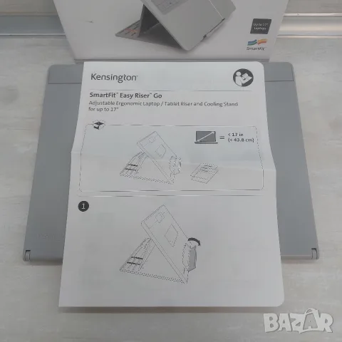 ТОП: Нова Ергономична Стойка за Лаптоп Kensington SmartFit Easy Riser Go Охладител, снимка 6 - Лаптоп аксесоари - 56155754