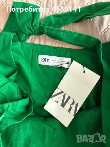 Рокля ZARA нова с етикет, снимка 8 - Рокли - 51182202