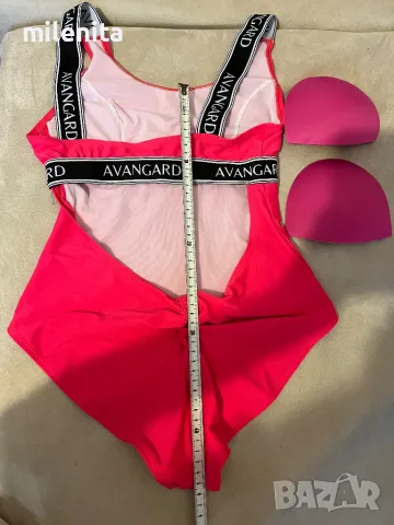 Бански 3бр. в коралов цвят М размер, HM/Avangard/Tommy Hilfiger, снимка 3 - Бански костюми - 48256845