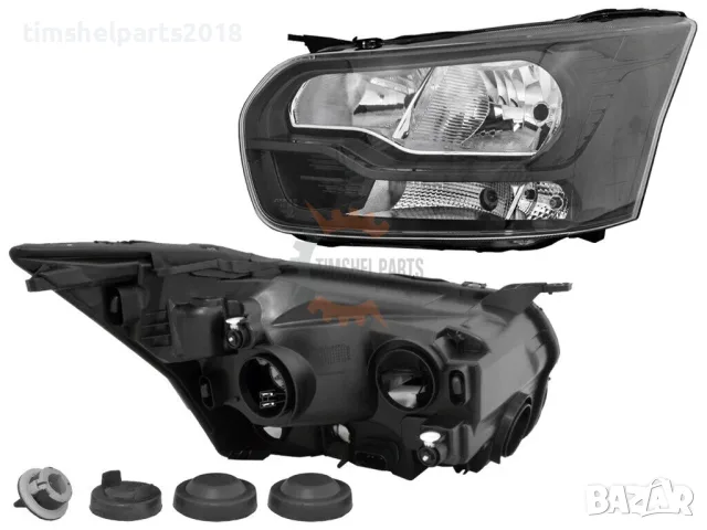 Фар с моторче Черен за Ford Transit след 2016 год. - Шофьорска страна