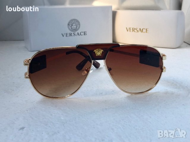 Versace VE2252 мъжки слънчеви очила авиатор унисекс дамски, снимка 8 - Слънчеви и диоптрични очила - 41839831
