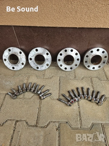 Фланци 20мм и 15мм за БМВ 5×120 # BMW , снимка 13 - Части - 53299990