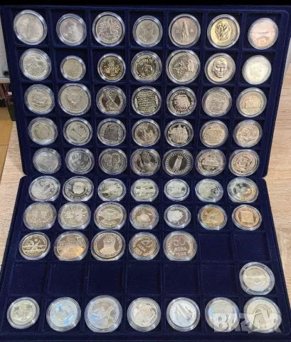 колекция от 60 броя Юбилейни монети - без повтарящи се, снимка 6 - Нумизматика и бонистика - 47440438