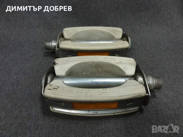 РЕТРО ВИНТИДЖ НЕМСКИ ВЕЛОСИПЕДНИ ПЕДАЛИ UNION U30 MADE IN GERMANY, снимка 3 - Части за велосипеди - 56323220