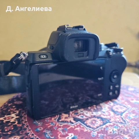 фотоапарат Nikon Z50 + обектив 16-50mm, f3.5-6.3 , снимка 6 - Фотоапарати - 53106575