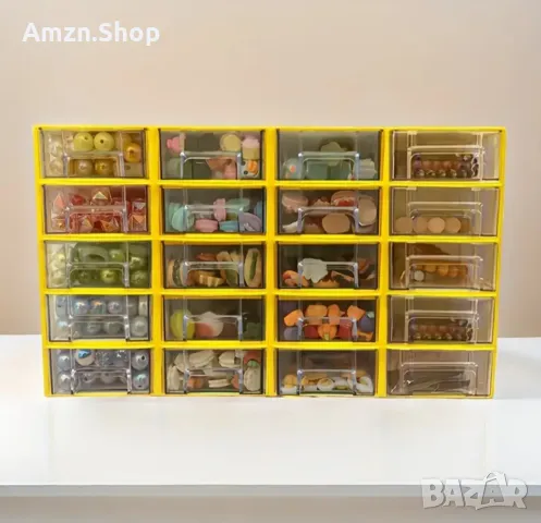 Комплект от 9 чекмеджета за съхранение на Лего части Lego органайзер за малки части