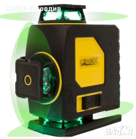 4D Лазерен нивелир със зелен лъч CIMEX SL4D-G