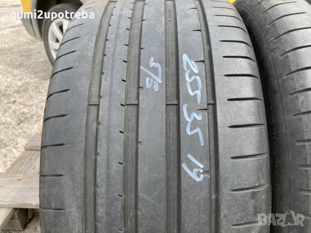 255/35/19 Дънлоп Спорт Макс 2018г 4,5+мм, снимка 2 - Гуми и джанти - 40712597