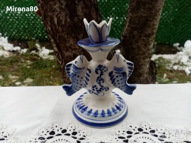 ГЖЕЛ - свещник риби