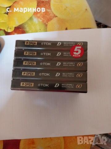 Аудио касети TDK 5 бр., снимка 2 - Аудио касети - 53821775