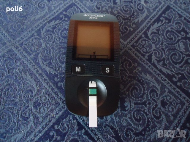 Апарат за измерване на кръвната захар (глюкомер) ACCU CHEK Active, снимка 3 - Други - 39925728