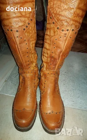 ботуши естествена кожа PEMLA, снимка 1