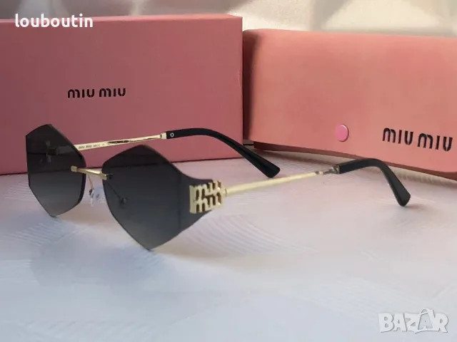 Miu 2024 дамски слънчеви очила осмоъгълник ромб 4 цвята, снимка 12 - Слънчеви и диоптрични очила - 48002083