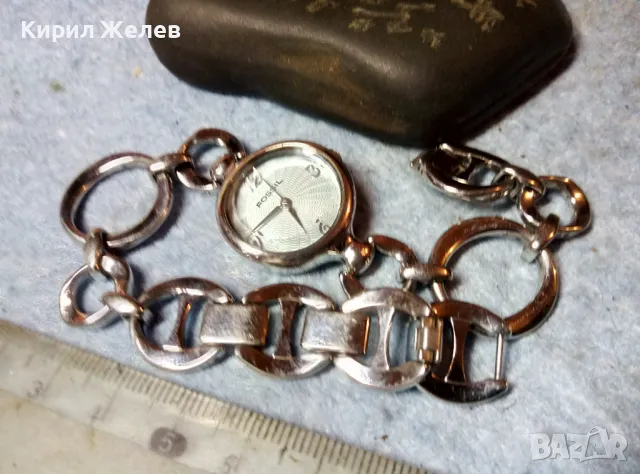 FOSSIL ФешънАРТ КВАРЦОВ ЧАСОВНИК ФОСИЛ SWISS PARTS TAILAND MADE Машина RONDA 1 JEWEL Без Капак 34901, снимка 7 - Дамски - 48288555