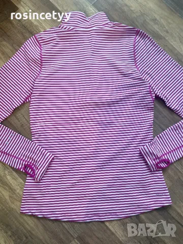 Лилава блуза на райе Nike, снимка 2 - Блузи с дълъг ръкав и пуловери - 49826830