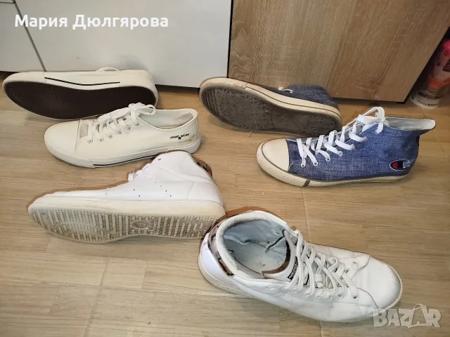 Лот мъжки обувки кецове 45-46 номер, снимка 2 - Кецове - 56322403
