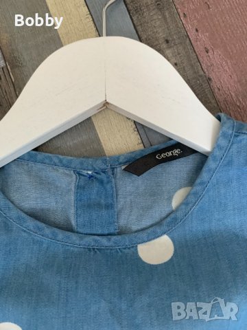 Дънкова рокля George 8-9 години, снимка 5 - Детски рокли и поли - 41447371