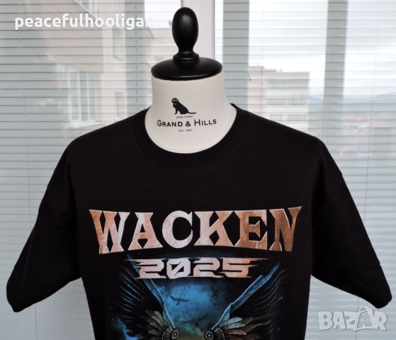 Тениска Wacken 2025 Offical Merch - размер L/XL, снимка 3 - Тениски - 52950234