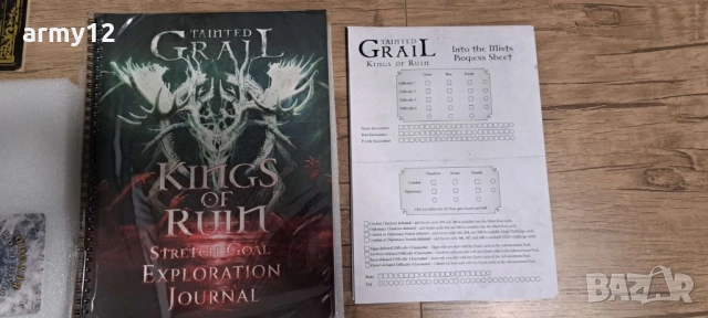 Настолна игра Tainted Grail + разшитения, снимка 16 - Образователни игри - 52672436