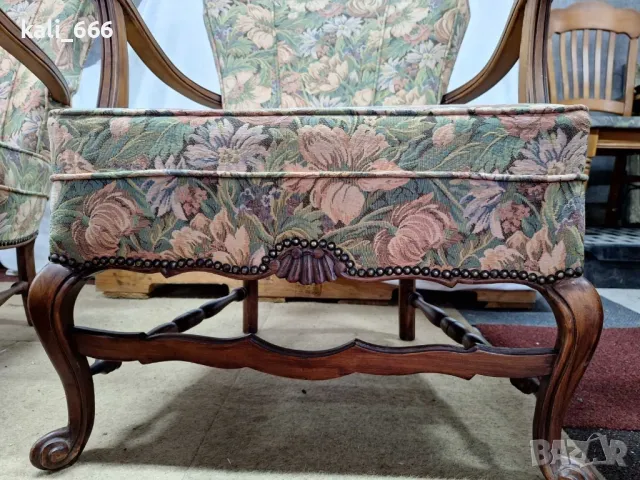 Комплект ретро кресла внос от Холандия , снимка 4 - Дивани и мека мебел - 48942095